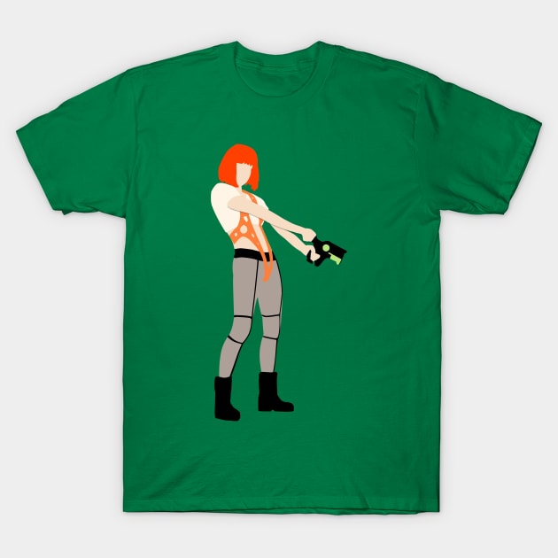 The Fifth Element - Leeloo T-Shirt by OutlineArt